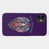 ヴィヴァクリストレイエンジェルヴィンテージローマカトリック Case-Mate iPhoneケース (裏面(横))