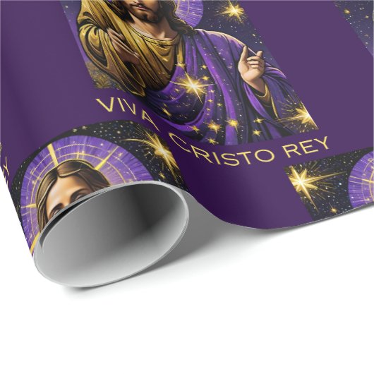 ヴィヴァクリストレイカトリック王イエスキリスト ラッピングペーパー (ロールコーナー)