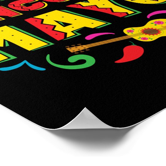 ヴィヴァシンコデマヨシンコデマヨ ポスター (角)