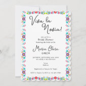 ヴィヴァラノヴィアデスペディダバイリンガルブライダルシャワー 招待状 (正面)