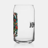 ヴィヴァラフィエスタ!シンコデマヨデザイン ガラス缶 (左)