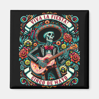 ヴィヴァラフィエスタ！シンコデマヨデザイン マグネット