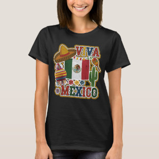 ヴィヴァンメキシコ伝統とメキシコ文化 Tシャツ