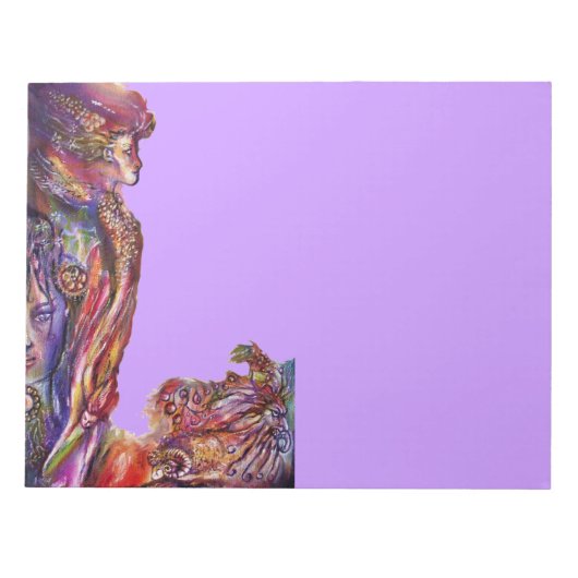 ヴィヴィアンとメルリン ノートパッド (正面)