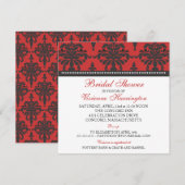 ヴィヴィアン・ダマスク ブライダルシャワー 招待状 (正面/裏面)