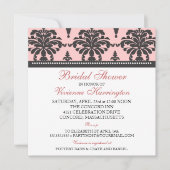 ヴィヴィアン·ダマスク·ブライダル·シャワー·インビテーション 招待状 (正面)