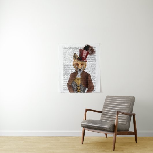 ヴィヴィエンンステームパンクキツネ タペストリー (インサイチュ)