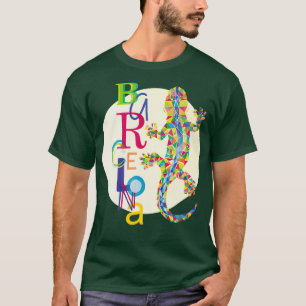 ヴィヴィッドバルセロナシティリザード Tシャツ