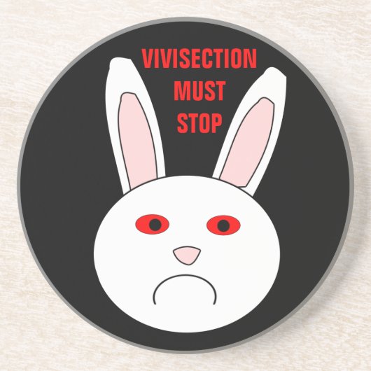 ヴィヴィヴィゼクションストップはSad Lab Rabbit Coastersに必要 コースター (正面)