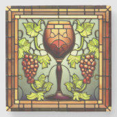 ヴィヴィヴィッドアートワインコースター04 ストーンコースター (正面)