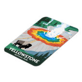 ヴィヴィヴィッドイエローストーン国立公園 マグネット (左側)