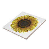 ヴィヴィヴィッドサンフラワーボタニカルアートデザイン タイル (側面)