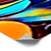 ヴィヴィヴィッドスピリットペアデザイン ポスター (角)