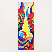 ヴィヴィヴィッドスピリットペアデザイン ヨガマット (裏面)