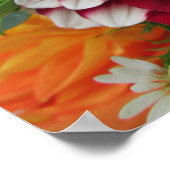 ヴィヴィヴィッドダリアとジニアスのポスターアートプリント ポスター (角)