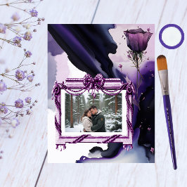 ヴィヴィヴィッドバイオレットバラスクラップブック紙