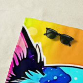 ヴィヴィヴィッドパピヴィベスアートデザイン ビーチタオル (インサイチュ)