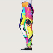 ヴィヴィヴィッドパピヴィベスアートデザイン レギンス (左)