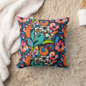 ヴィヴィヴィッドフローラガーデンブリス クッション (ブランケット)