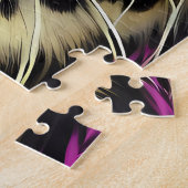 ヴィヴィヴィッドレインボーネオンサイケデリック自然&野生生物 ジグソーパズル (側面)