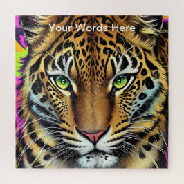 ヴィヴィヴィッドレインボーネオンサイケデリック自然&野生生物 ジグソーパズル