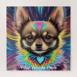 ヴィヴィヴィッドレインボーネオンサイケデリック自然&野生生物 ジグソーパズル