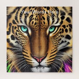 ヴィヴィヴィッドレインボーネオンサイケデリック自然&野生生物 ジグソーパズル