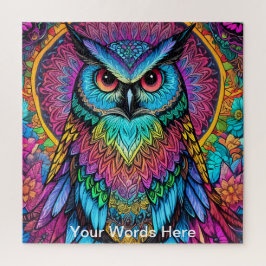 ヴィヴィヴィッドレインボーネオンサイケデリック自然&野生生物 ジグソーパズル