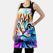 ヴィヴィヴィッド子猫ビベスデザイン エプロン (インサイチュ)