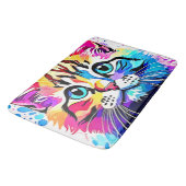 ヴィヴィヴィッド子猫ビベスデザイン バスマット (アングル)