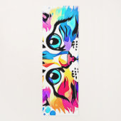 ヴィヴィヴィッド子猫ビベスデザイン ヨガマット (裏面)