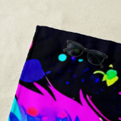 ヴィヴィヴィヴィッドカニーブスデザイン ビーチタオル (インサイチュ)