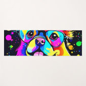 ヴィヴィヴィヴィッドカニーブスデザイン ヨガマット (正面(横))