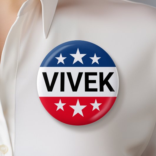 ヴィヴェックラマスワミー2024 -シンプルスターズ池デザイン 缶バッジ