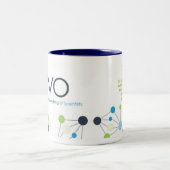 ヴィヴォの借款団マグ(11のoz。) ツートーンマグカップ (中央)