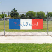 ヴィヴラフランスフランスの国旗 横断幕 (インサイチュ)