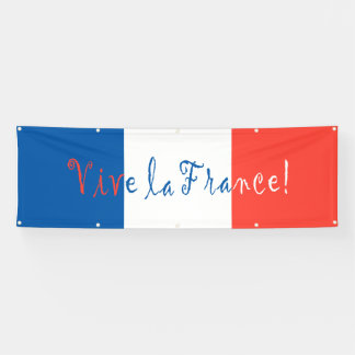 ヴィヴラフランスフランスの国旗 横断幕