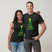 ヴィーガンのグリーン・スムージー、「Drink Your Greens Blend Them(あなた Tシャツ (ユニセックス)