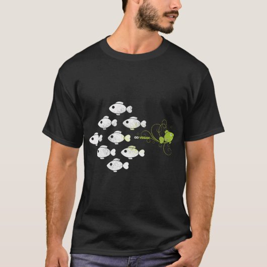ヴィーガンの挑戦 Tシャツ (正面)