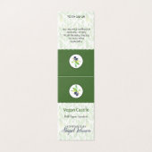 ヴィーガンオリーブオイル手作りバス＆ボディラベル | タグ (外部フラット)