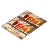 ヴィーガンジュース写真栄養士メモパーソナライズド ノートブック (左側)