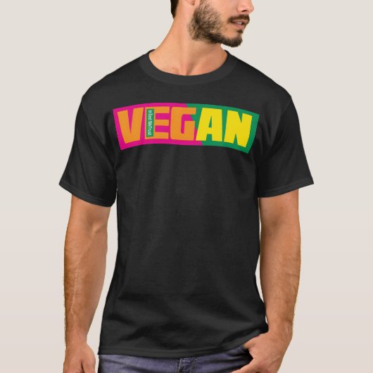 ヴィーガンスクエアード ファミリー Tシャツ (正面)