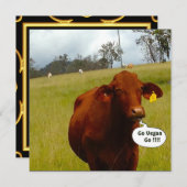 ヴィーガンパーティーのご招待 招待状 (正面/裏面)