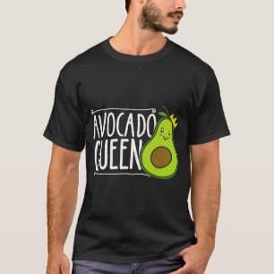 ヴィーガンライフスタイル アボカドクイーン ベジタリアン 女性 Tシャツ