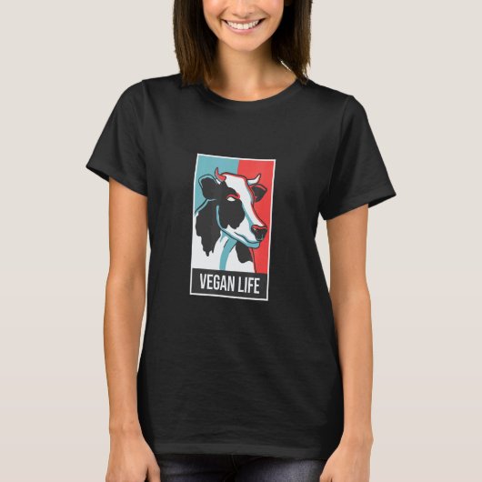 ヴィーガンライフ Tシャツ (正面)