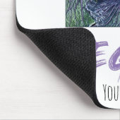 ヴィーガンレッドキャベツヴィンテージギフト マウスパッド (コーナー)