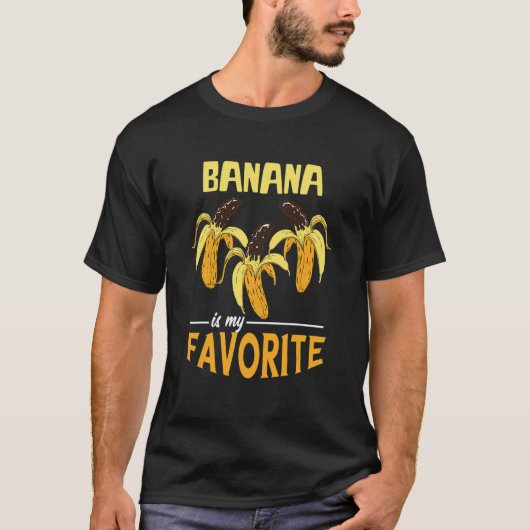 ヴィーガン大好き チョコバナナ 夏 ベジタリアン Tシャツ (正面)