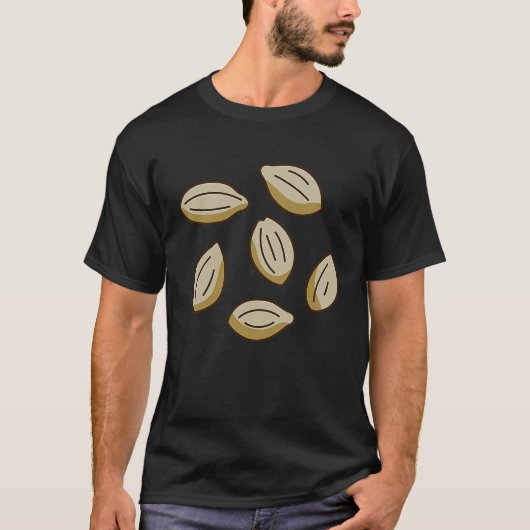 ヴィーガン野菜 豆 Tシャツ (正面)