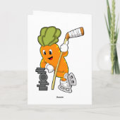 ヴィーガン アイスホッケー アイスホッケーのスティック カード (裏面)