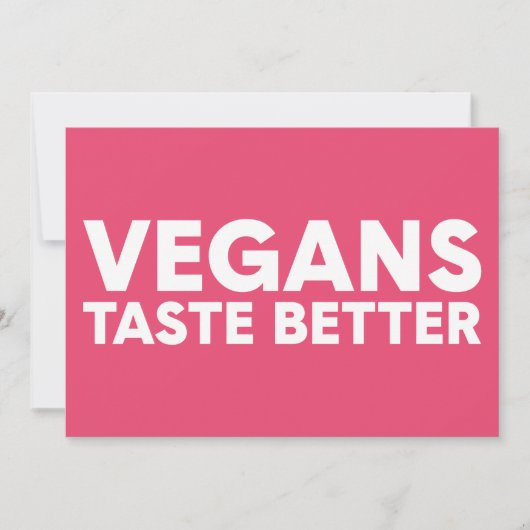 ヴィーガン・アピール 招待状 (正面)